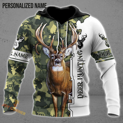 Customized Name Deer Hunting 2 3D Design All Over Printed