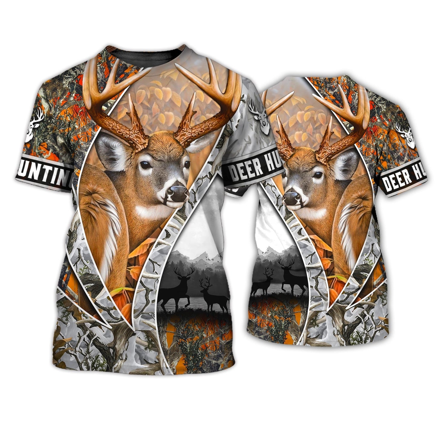 Hunting Deer Shirt 3D All Over Printed Clothes