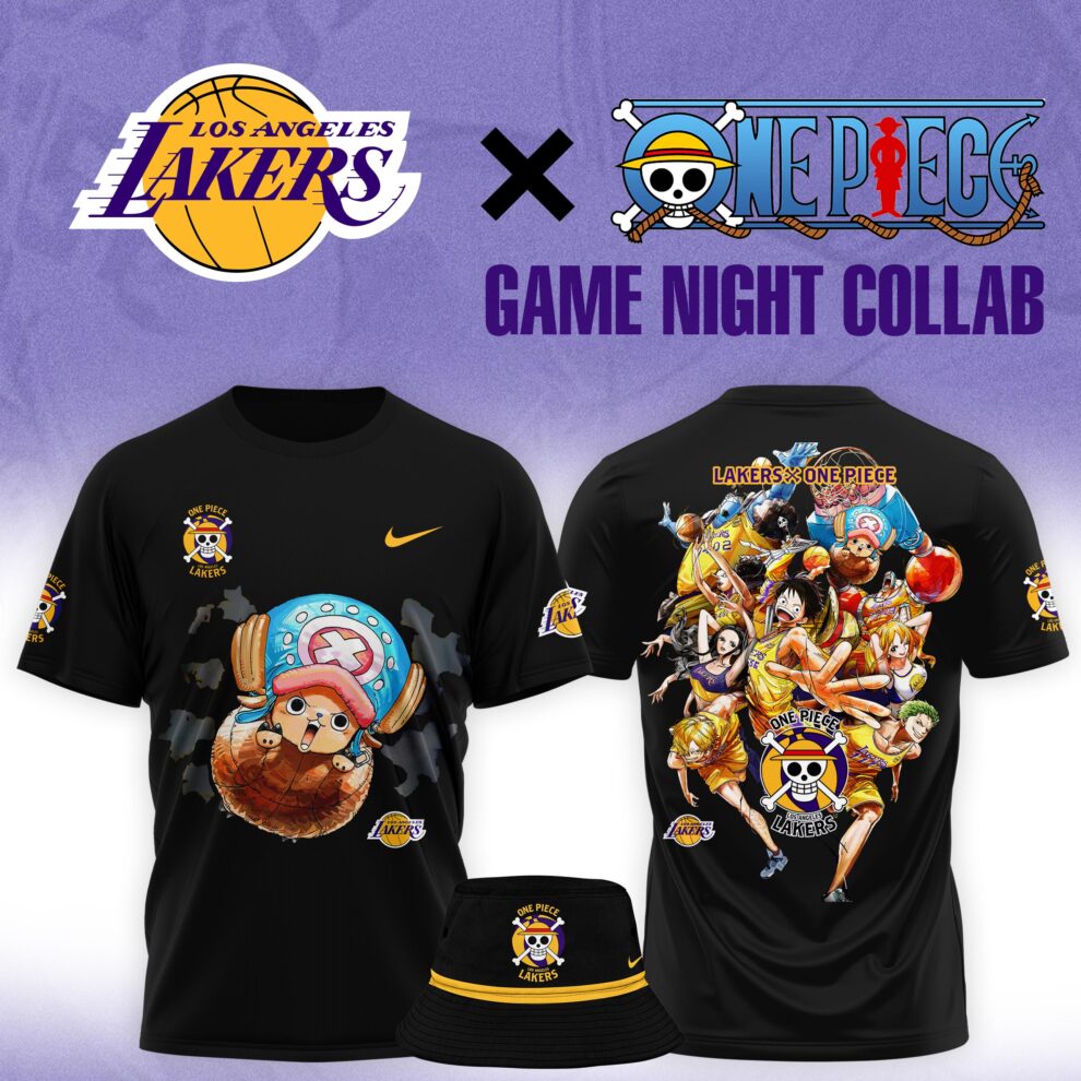 TONY TONY CHOPPER One Piece the Straw Hat Pirates are joining the Lakers T-shirt