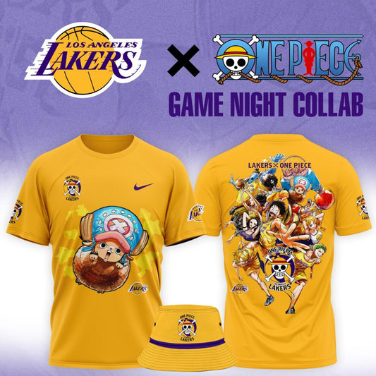 TONY TONY CHOPPER One Piece the Straw Hat Pirates are joining the Lakers T-shirt