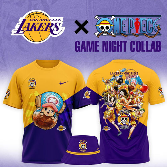 TONY TONY CHOPPER One Piece the Straw Hat Pirates are joining the Lakers T-shirt