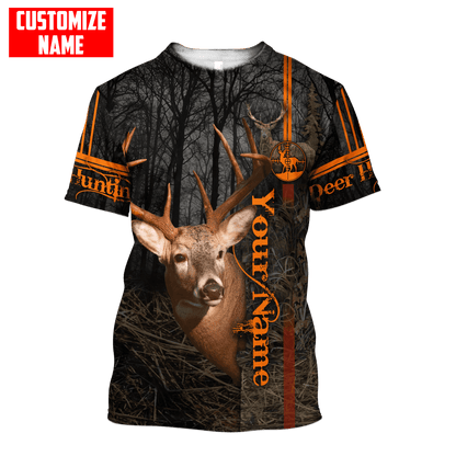 Personalized Name Deer Hunting 3D Design All Over Printed