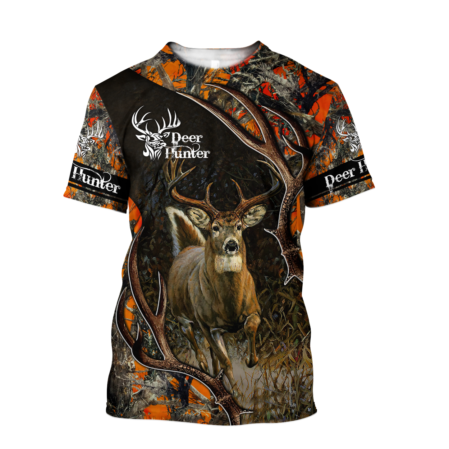 Amazing Camo Pattern Deer Hunting 3D All Over Printed Shirts Gift For Hunter