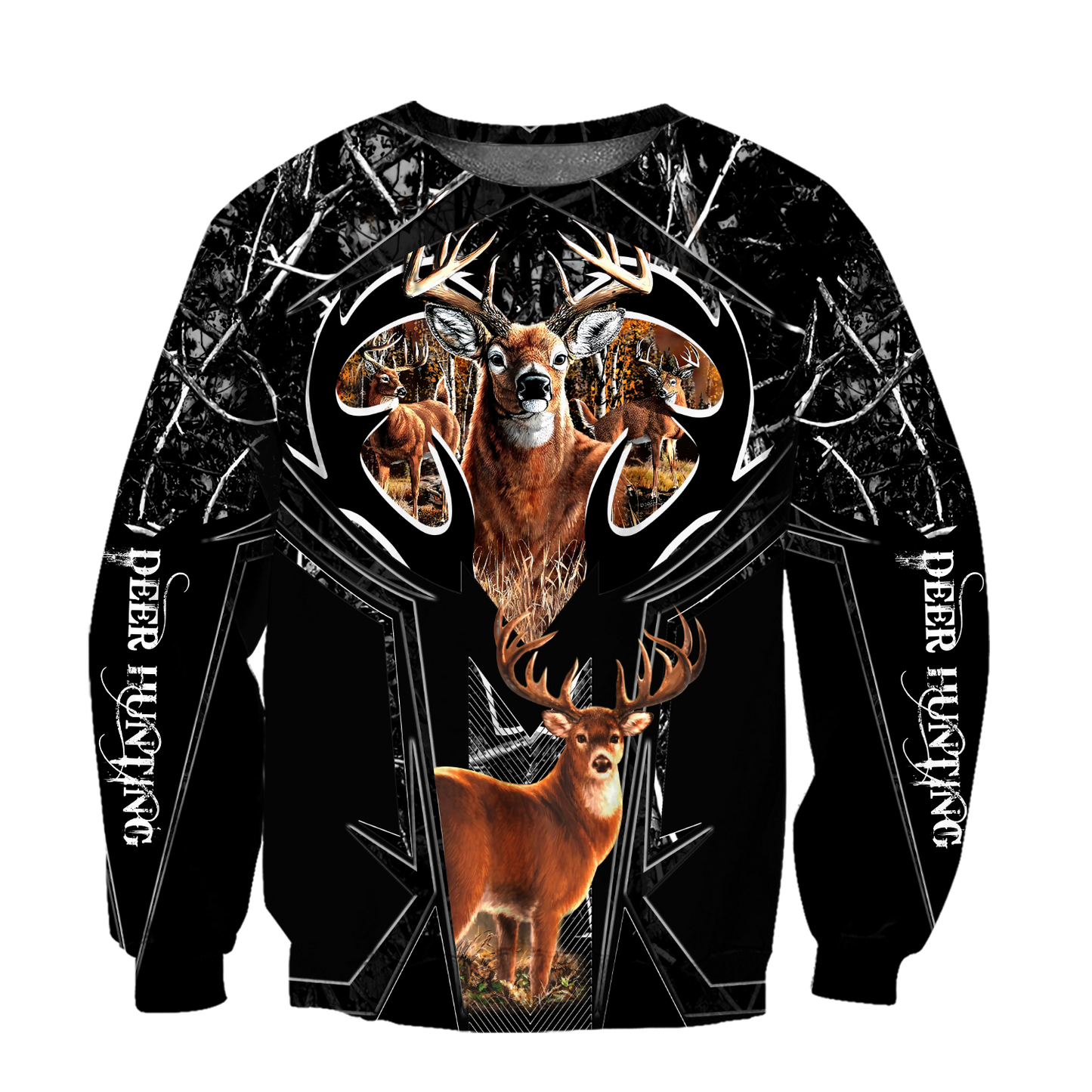 Amazing Camo Pattern 2 Deer Hunting 3D All Over Printed Shirts Gift For Hunter