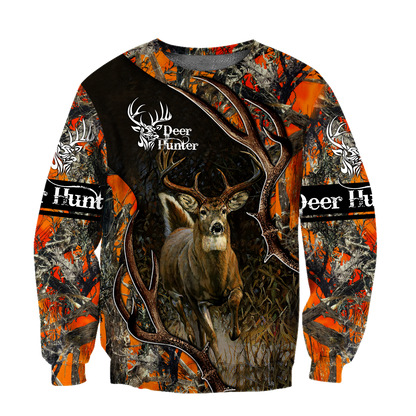 Amazing Camo Pattern Deer Hunting 3D All Over Printed Shirts Gift For Hunter