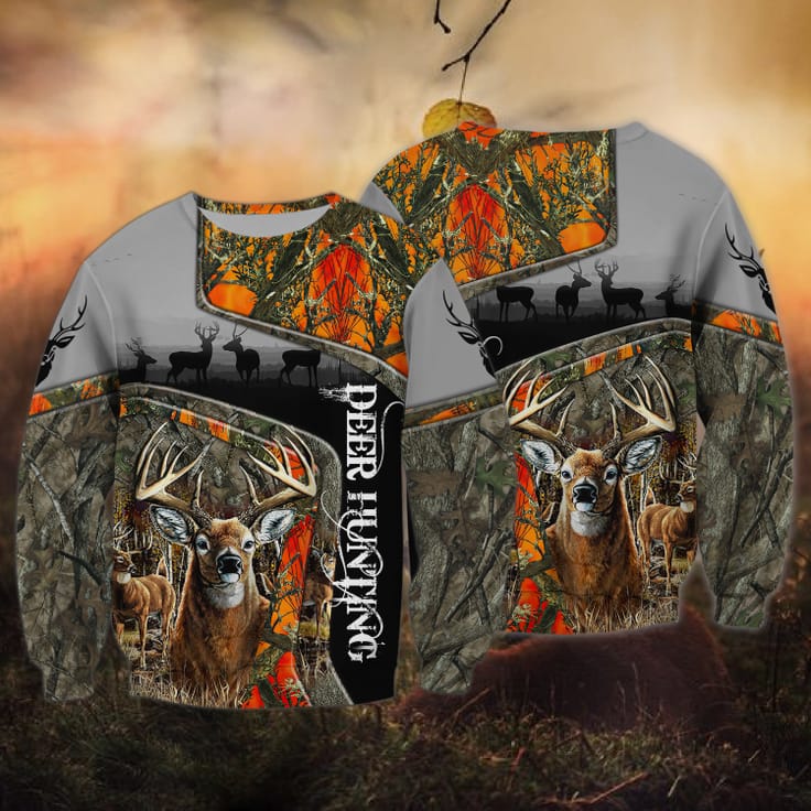 Deer Hunting In The Wood All Over Printed 3D Shirts