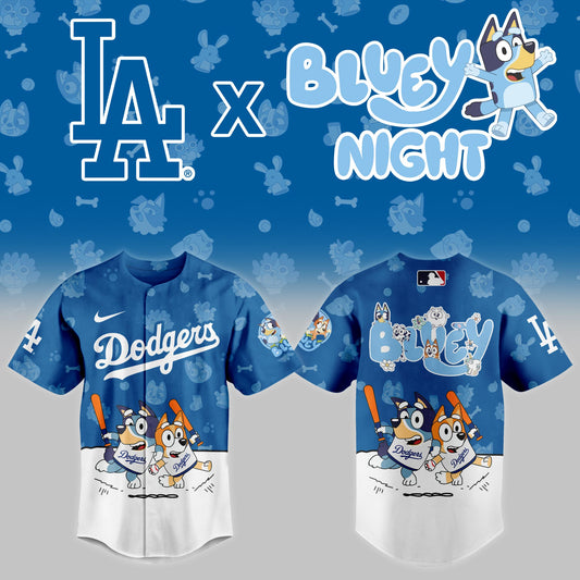 Los Angeles Dodgers 2025 Bluey Night Limited Jersey