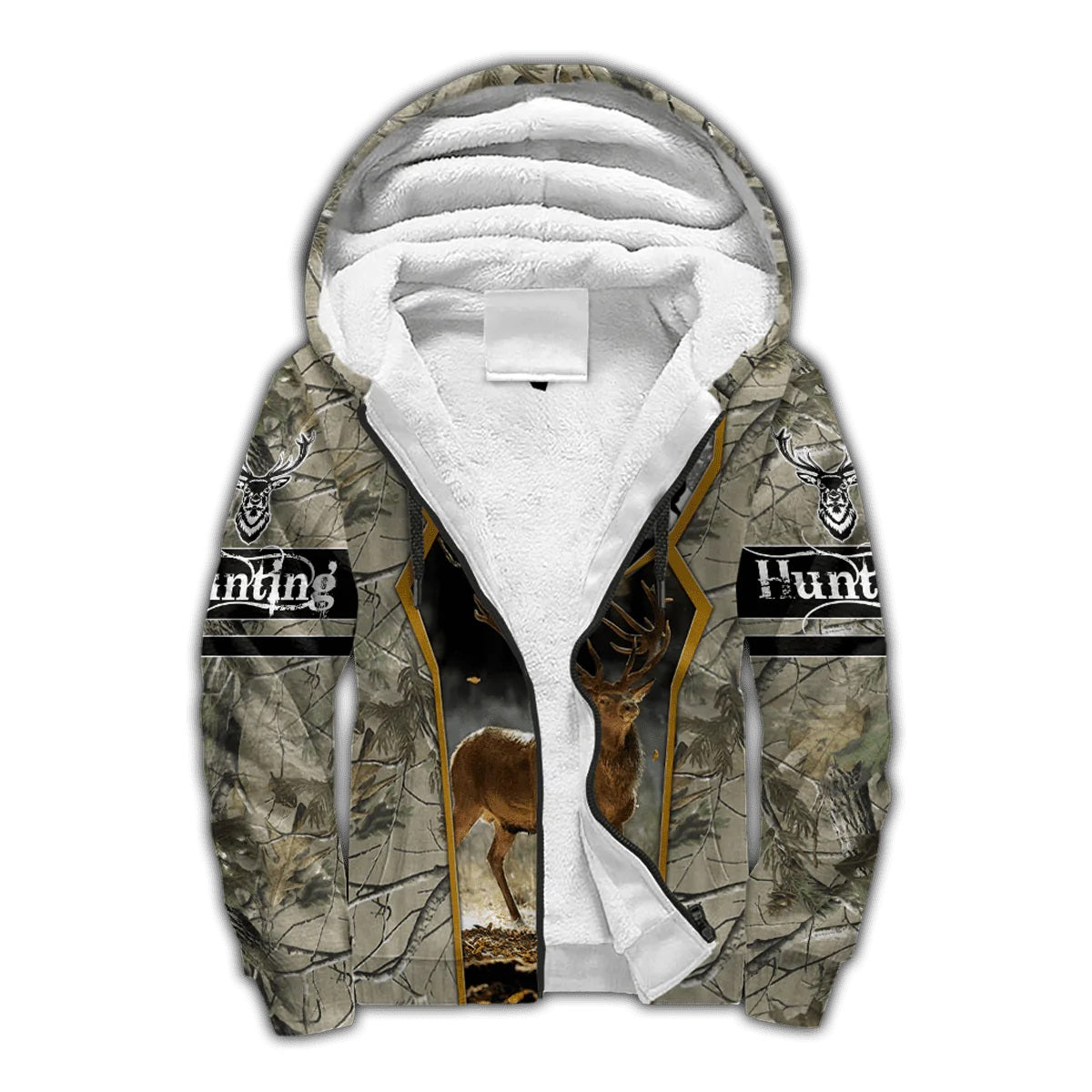 Deer Hunting 3D Over Printed Hoodie