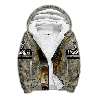 Deer Hunting 3D Over Printed Hoodie