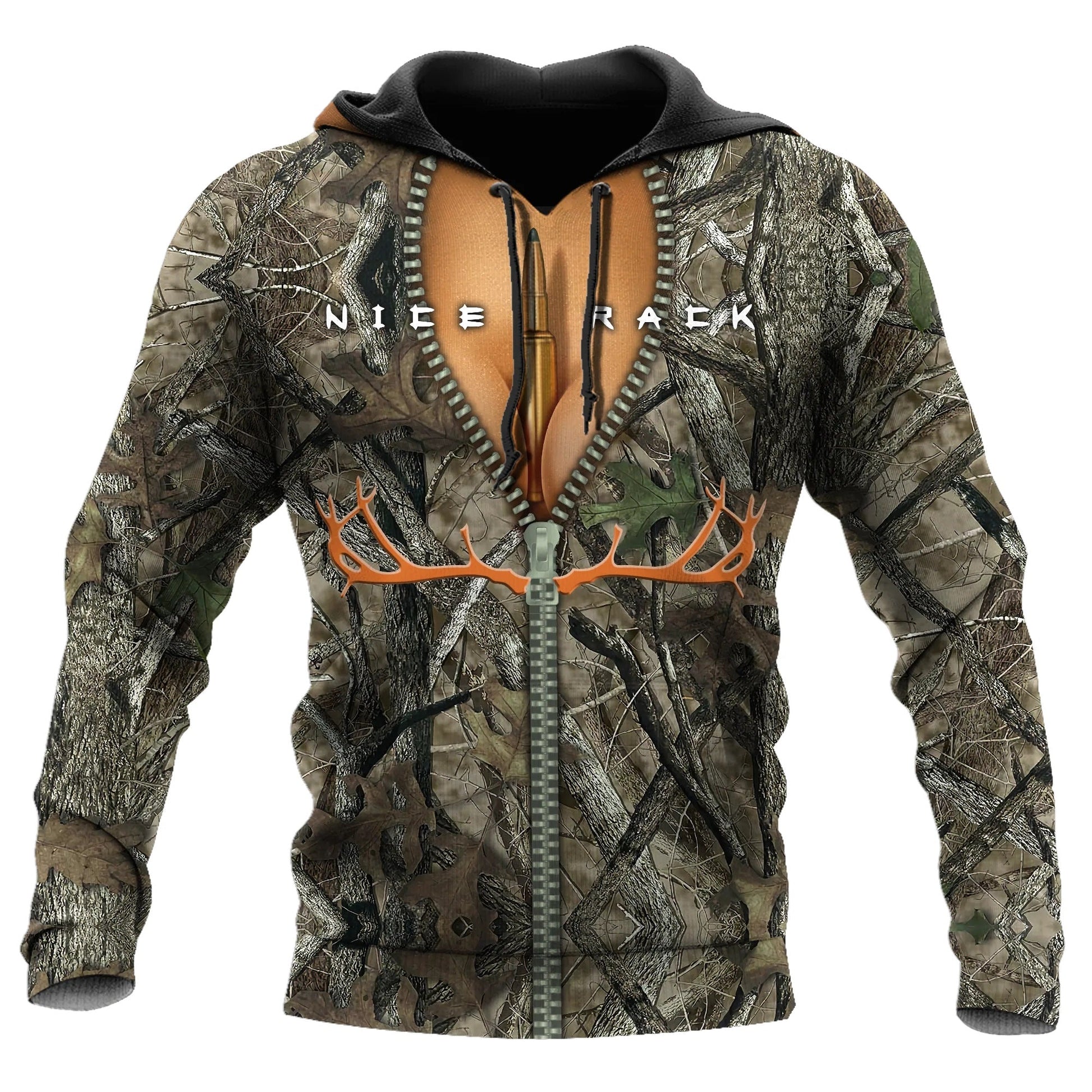 Deer Hunting 3D Over Printed Hoodie