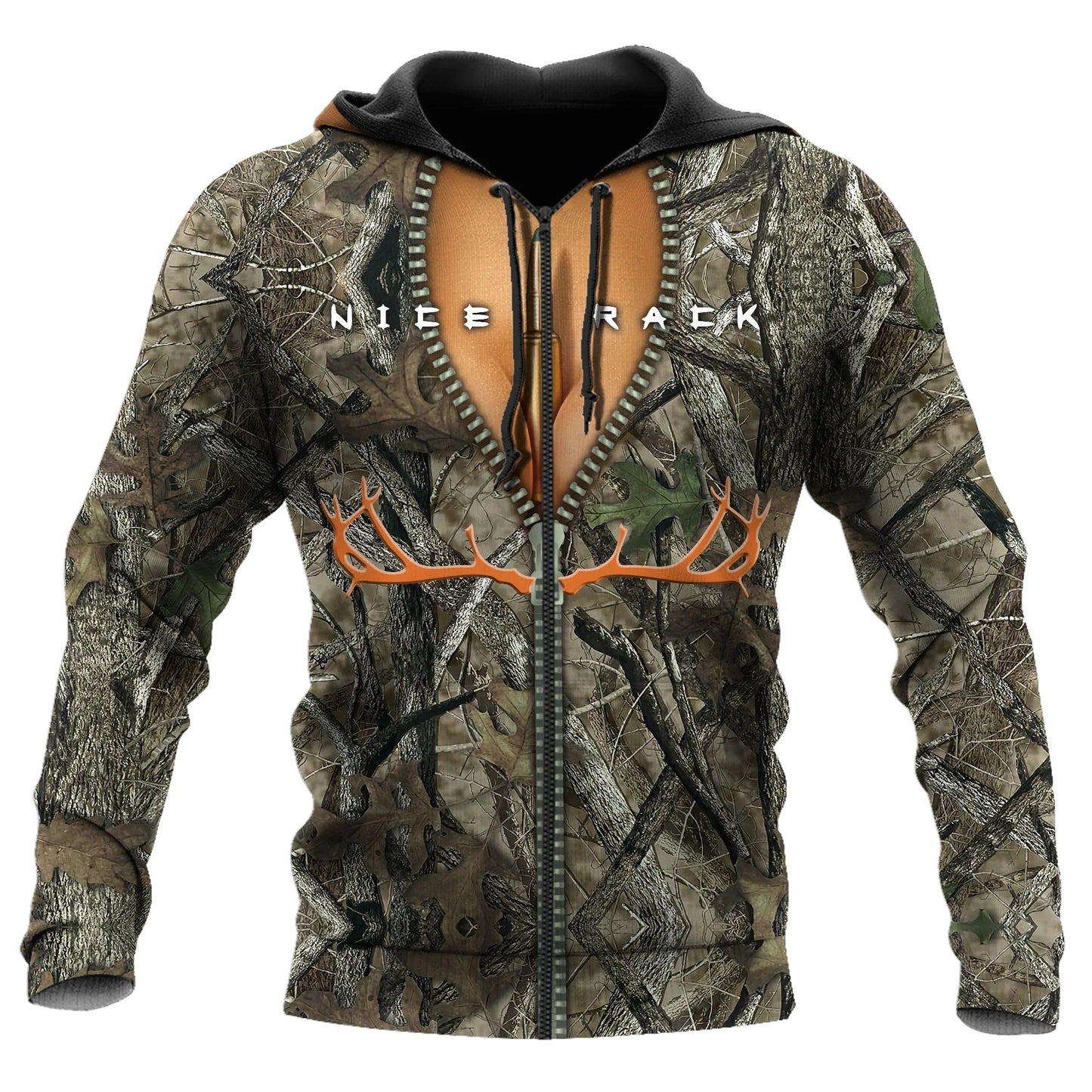 Deer Hunting 3D Over Printed Hoodie