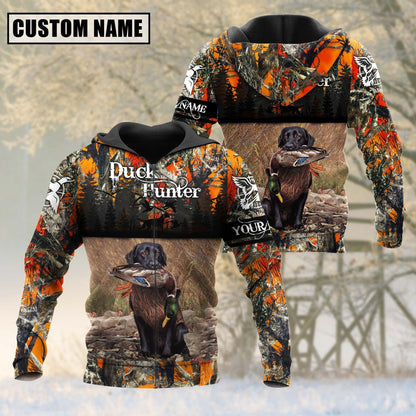 Custom Name Duck Hunting Shirt 3D All Over Printed Clothes