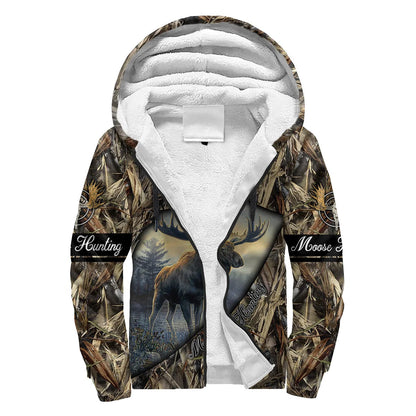 Moose Hunting 3D Over Printed Hoodie