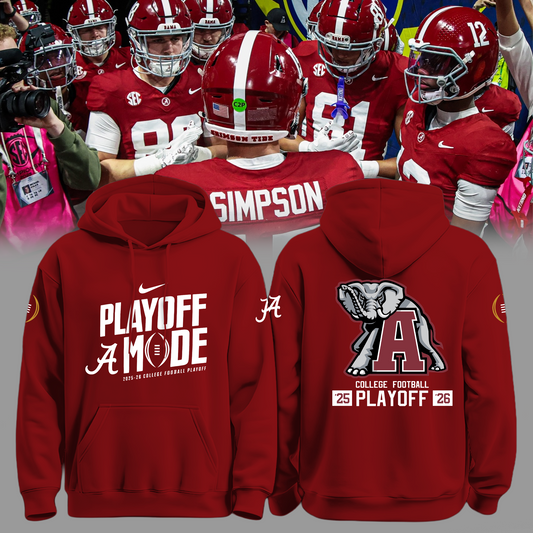 Alabama Football 2025-26 College Football Playoff Limited Edition Hoodie | IQ15