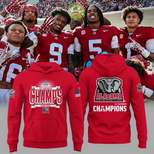 Alabama Football - We are champions 2025 Hoodie | MH25