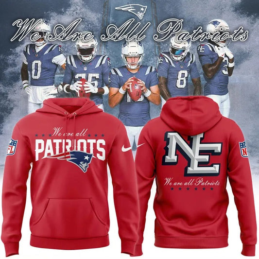.New England Patriots 2025 Rivalries Nor'Easter Storm Blue Hoodie | NA27