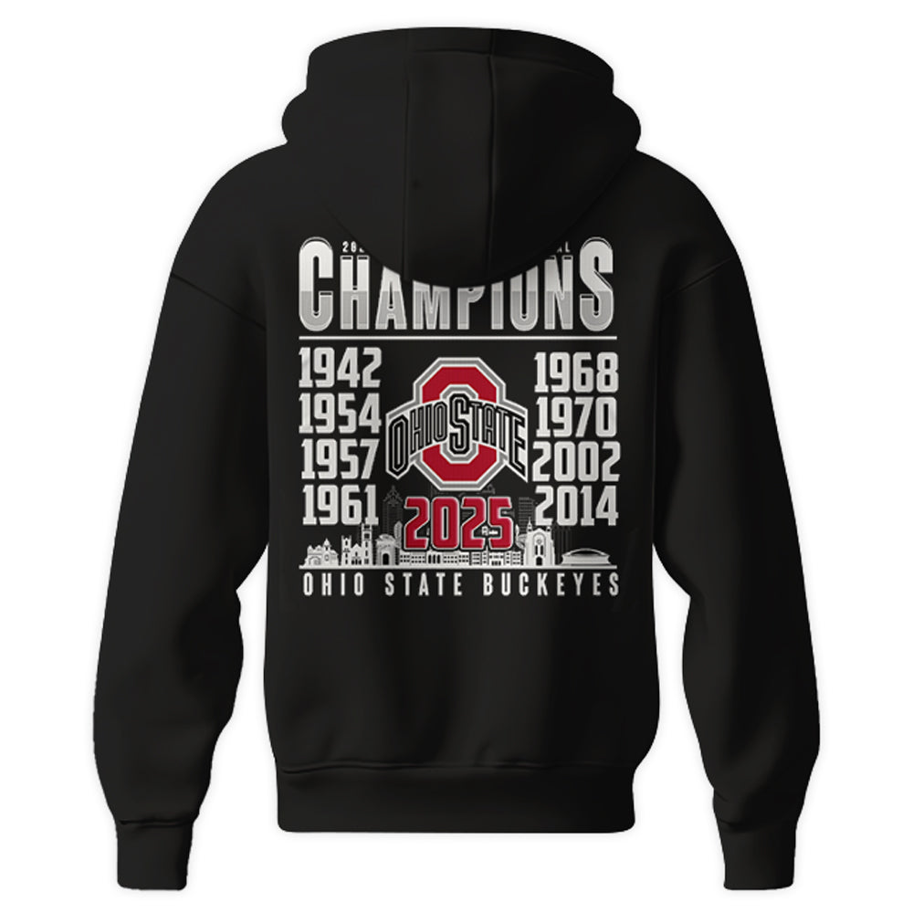 Ohio State Buckeyes NCAA National Champions Limited Edition Hoodie 2025