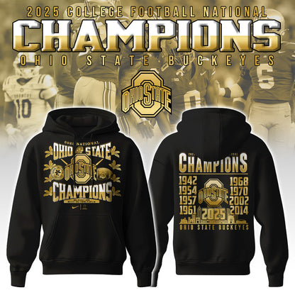 Ohio State Buckeyes NCAA National Champions Limited Edition Hoodie 2025