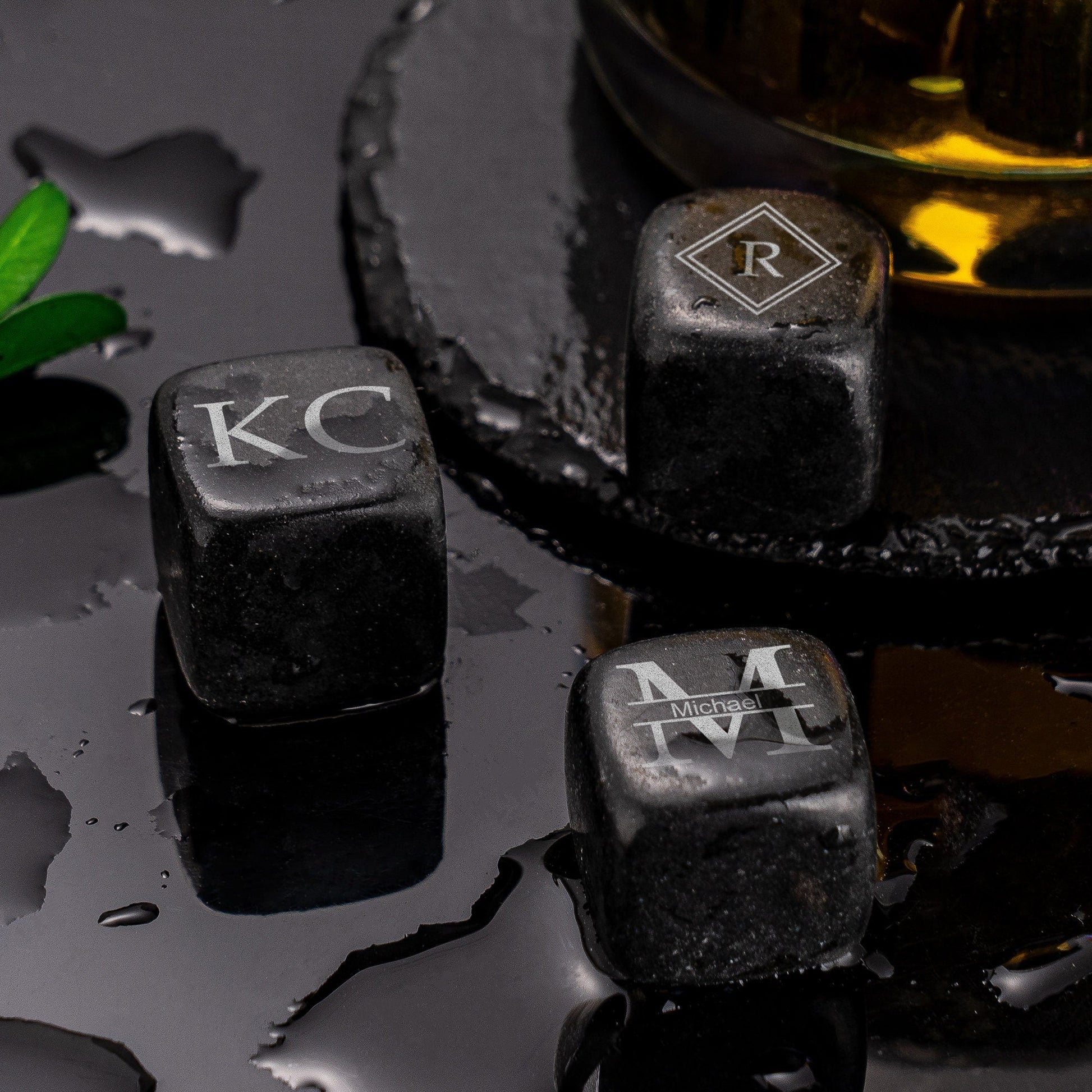 Personalized Whiskey Stones, Custom Engraved Whiskey Rocks, Best Man Groom Groomsmen Gifts, Wedding Gift for Guys, Fathers Day gift for Him