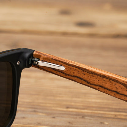 Personalized Polarized Wooden Sunglasses, Wooden Sunglasses Box, Engraved Unisex Sunglasses, Wood Box, Mens Gift, Groomsmen Gifts Proposal