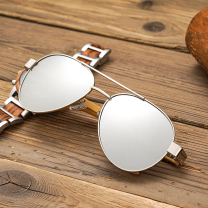 Personalized Bamboo Wood Wooden Sunglasses, Custom Engraved Unisex Sunglasses, Wooden Box, Mens Gift, Groomsmen Gifts, Groomsmen Sunglasses