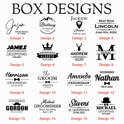 Personalized Wood Sunglasses, Groomsmen Proposal Gifts Set, Engraved Bottle Opener & Flask in Groomsman Gift Box, Best Man Gift, Groom Gift