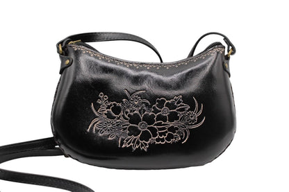 Handmade Leather Fox Crossbody Bag: Animal-Themed Mini Purse