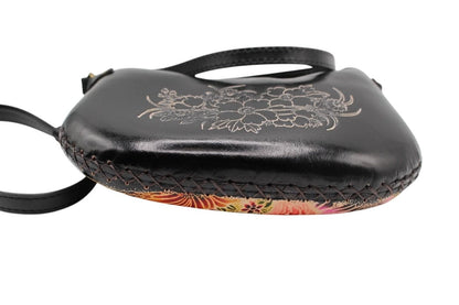 Handmade Leather Fox Crossbody Bag: Animal-Themed Mini Purse