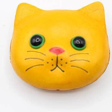 Handmade leather cat kitty magnets refrigerator 12 pcs  per set birthday gifts