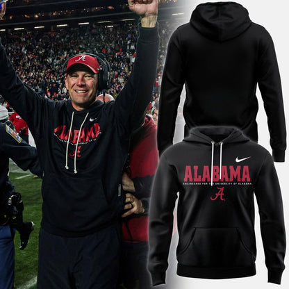 Alabama Sideline Hoodie, Alabama Crimson Tide Shirt Black, NCAA College Football Fan Gift