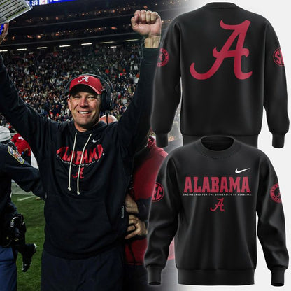 Alabama Sideline Men's Dri-FIT College Pullover Sweatshirt (V2)
