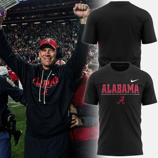 Alabama Sideline T-Shirt, Alabama Crimson Tide Shirt Black, NCAA College Football Fan Gift