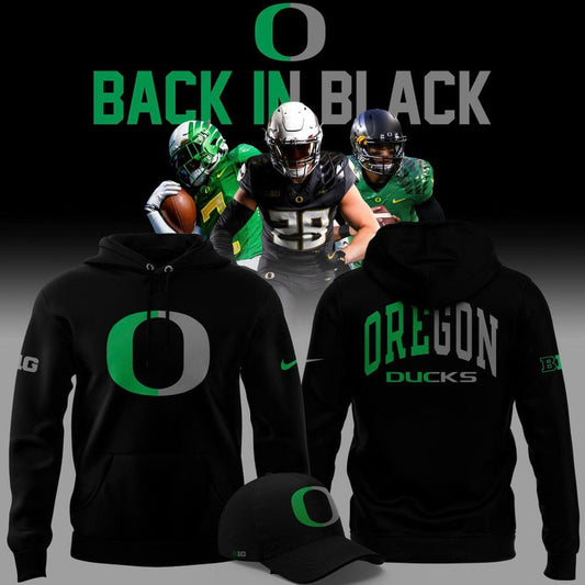 2025 limited edition Hoodie Oregon Ducks football "Back In Black" for fans | IT15