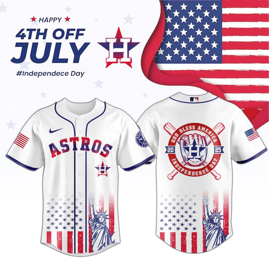 Houston Astros Special Independence Day Limited Edition Jersey