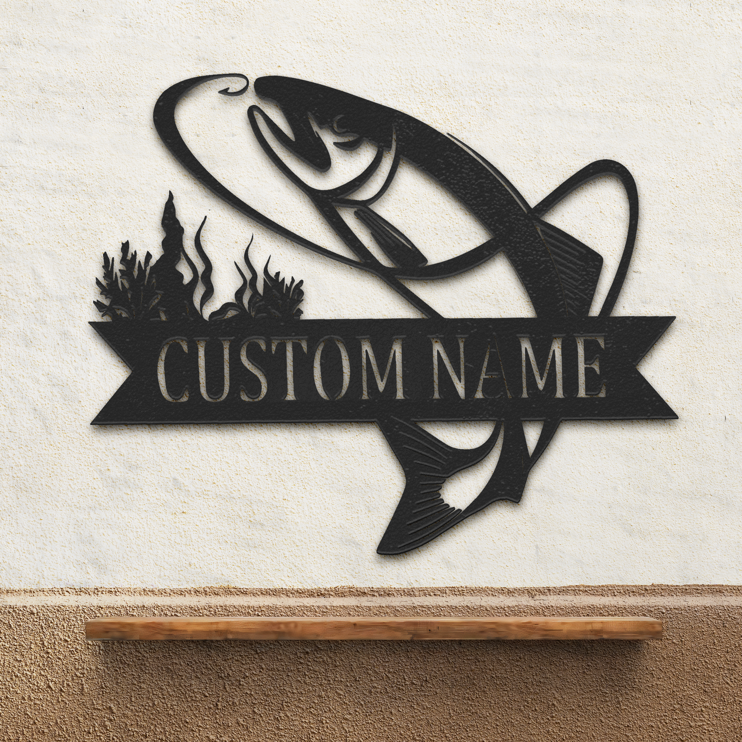 Home Decorations, Metal Art Decorations, Metal Signs, Fishermen Gifts, Father's Day Gifts