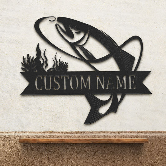 Home Decorations, Metal Art Decorations, Metal Signs, Fishermen Gifts, Father's Day Gifts