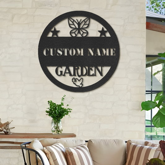 Custom Garden Sign, Butterfly Sign