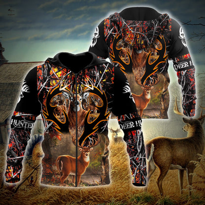 Amazing Deer Hunting 3D Custom Name All Over Printed Shirts Gift For Hunter