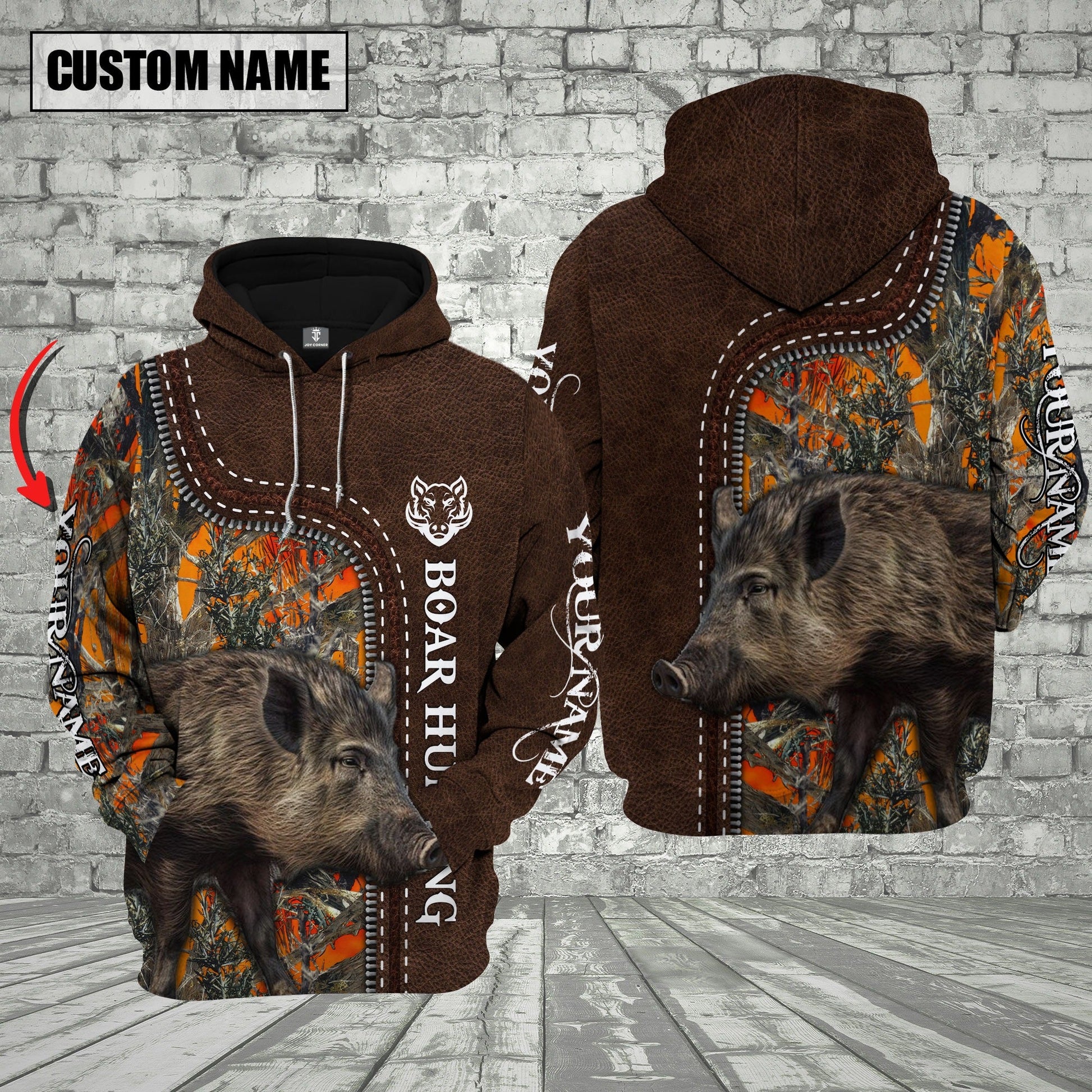 Custom Name Boar Hunting Shirt 3D All Over Printed Clothes