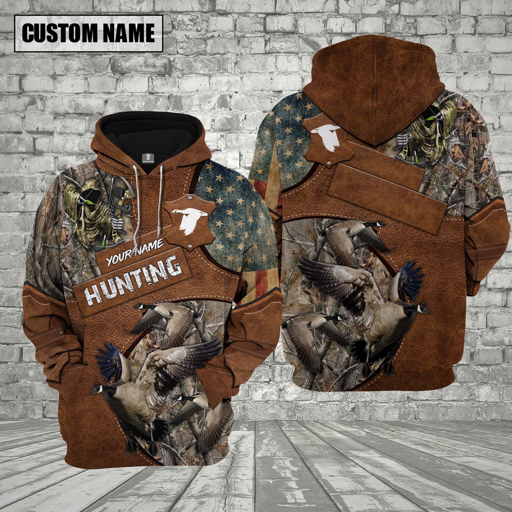 Custom Name Goose Hunting Shirt 3D All Over Printed Clothes