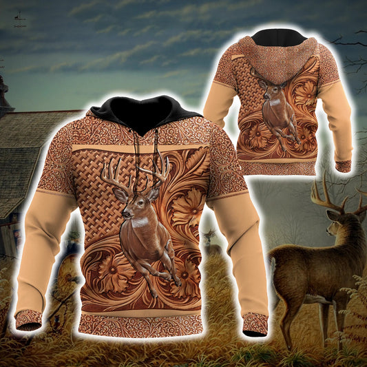 Deer Hunting 3D All Over Printed Shirts For Men