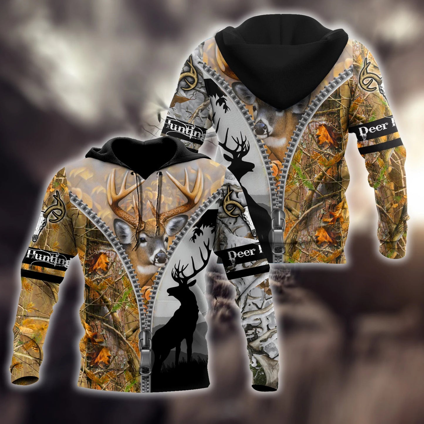 Deer Hunting 3D All Over Printed Shirts For Men