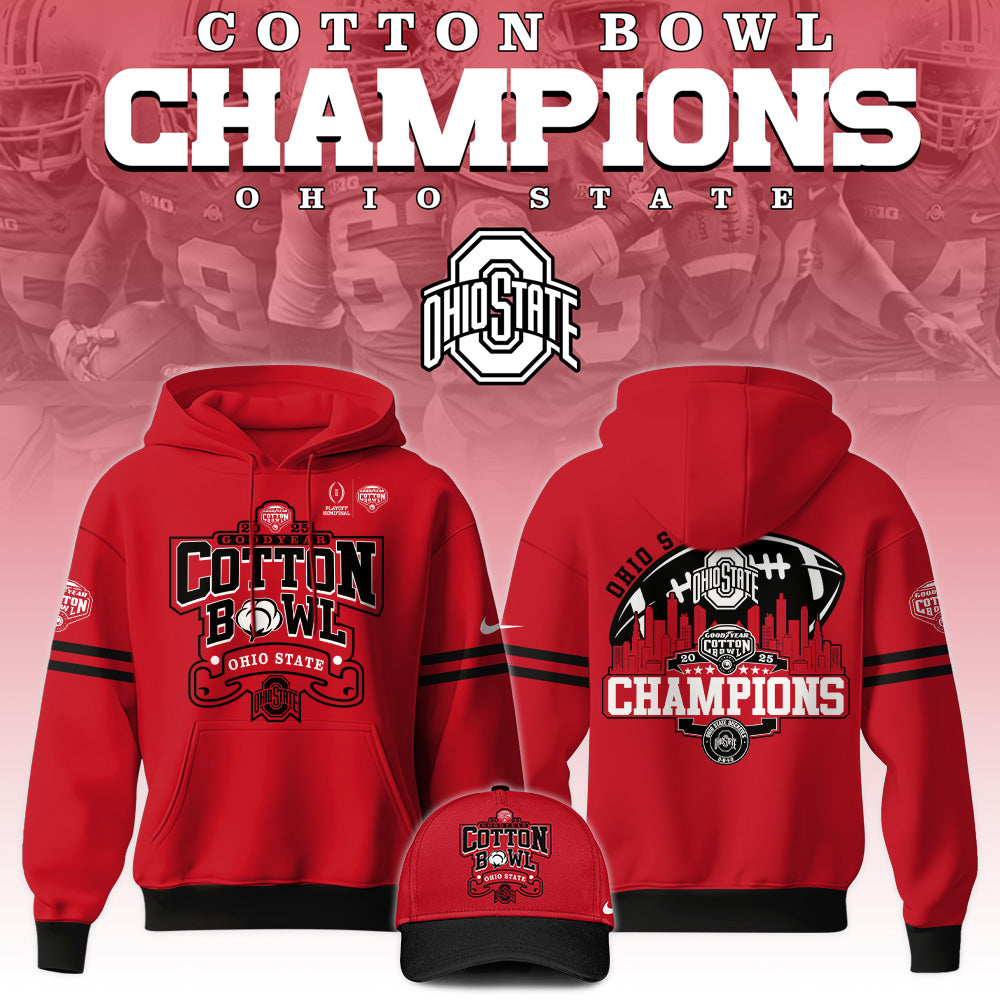 Ohio State Cotton Bowl Champions Hoodie Limited Editions