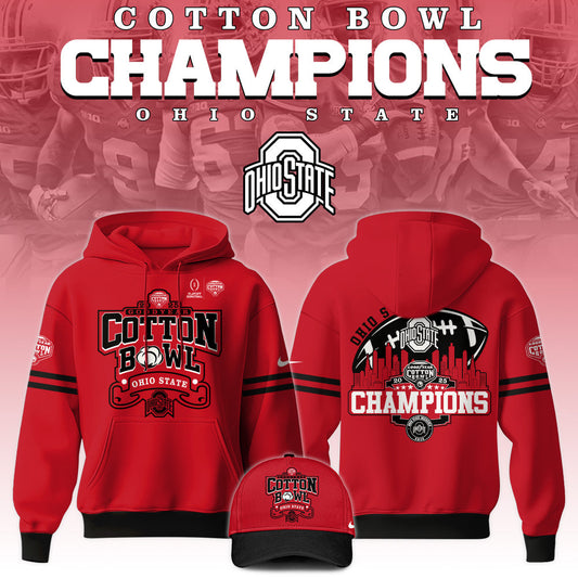 Ohio State Cotton Bowl Champions Hoodie Limited Editions