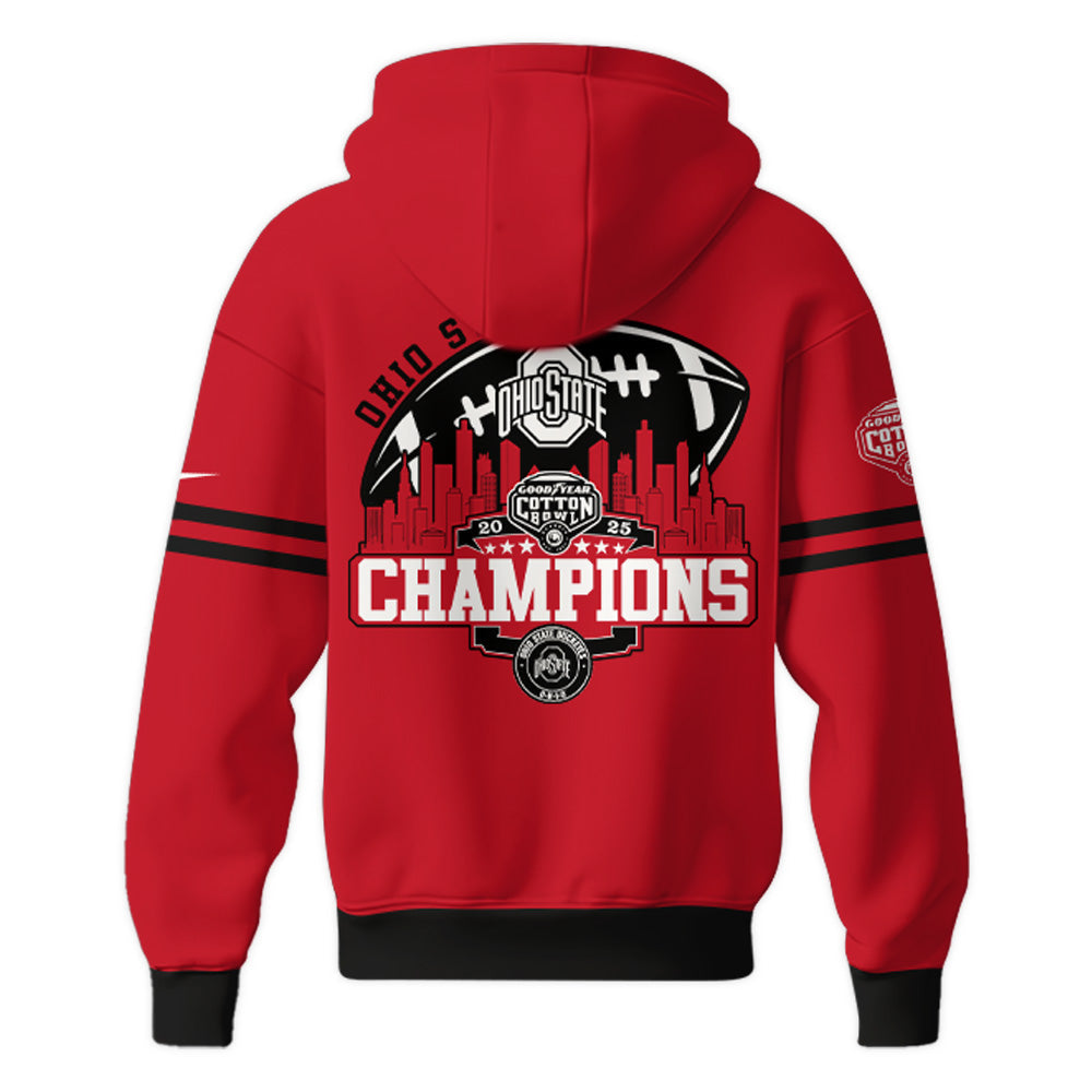 Ohio State Cotton Bowl Champions Hoodie Limited Editions