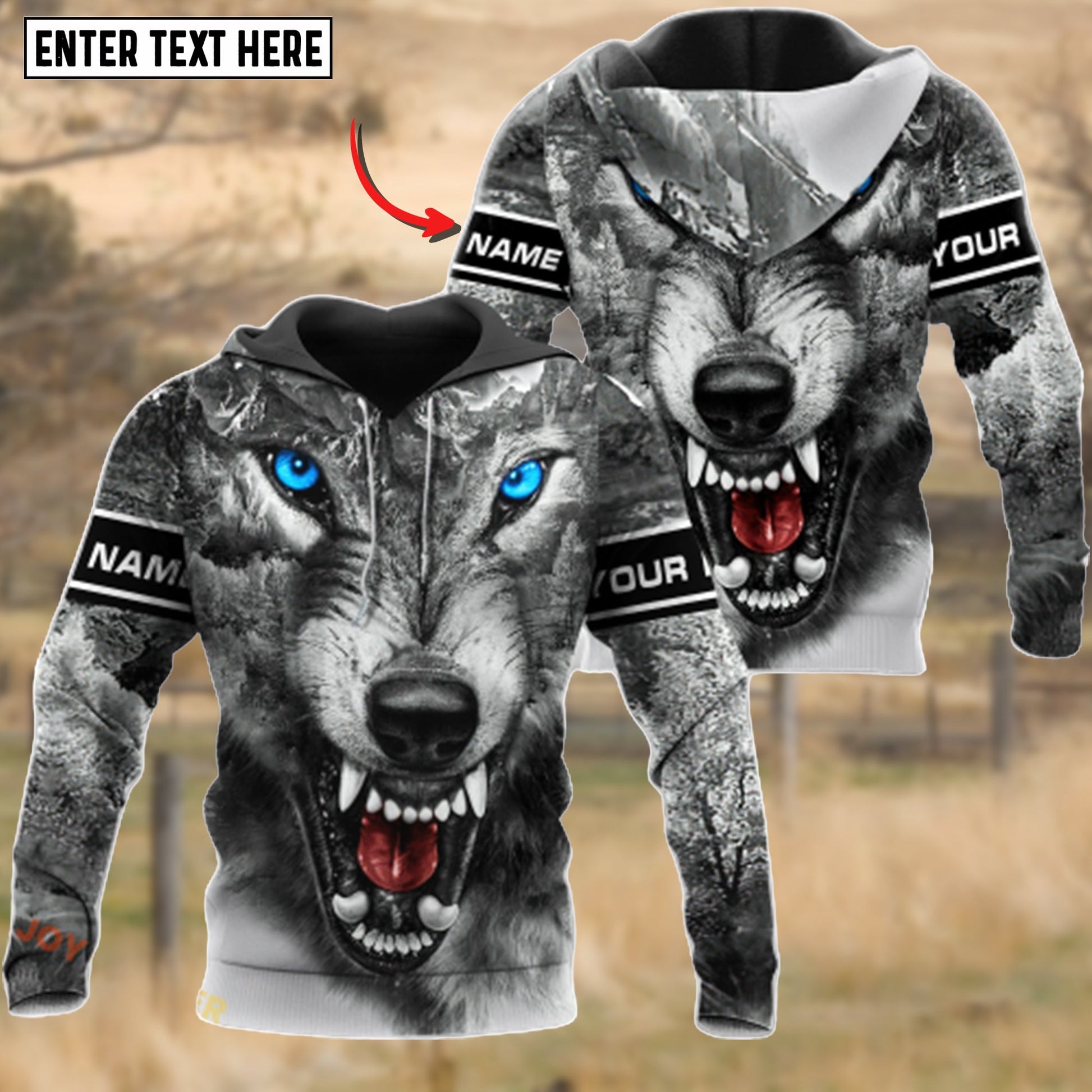 White Wolf Shirts Personalized 3D Design All Over Printed