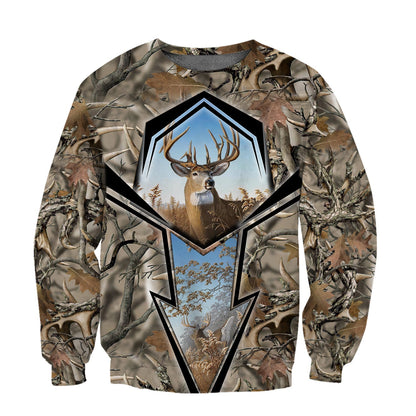 Deer Hunting Art 3D All Over Printed Shirts Gift For Hunter