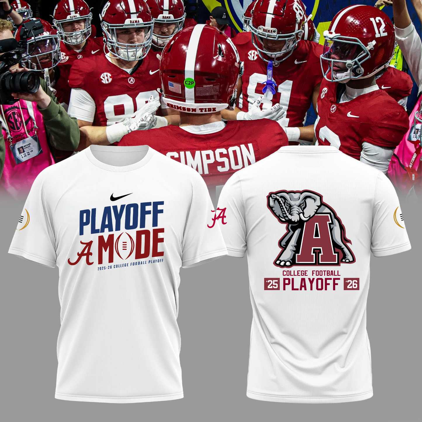 Alabama Football 2025-26 College Football Playoff Limited Edition T Shirt
