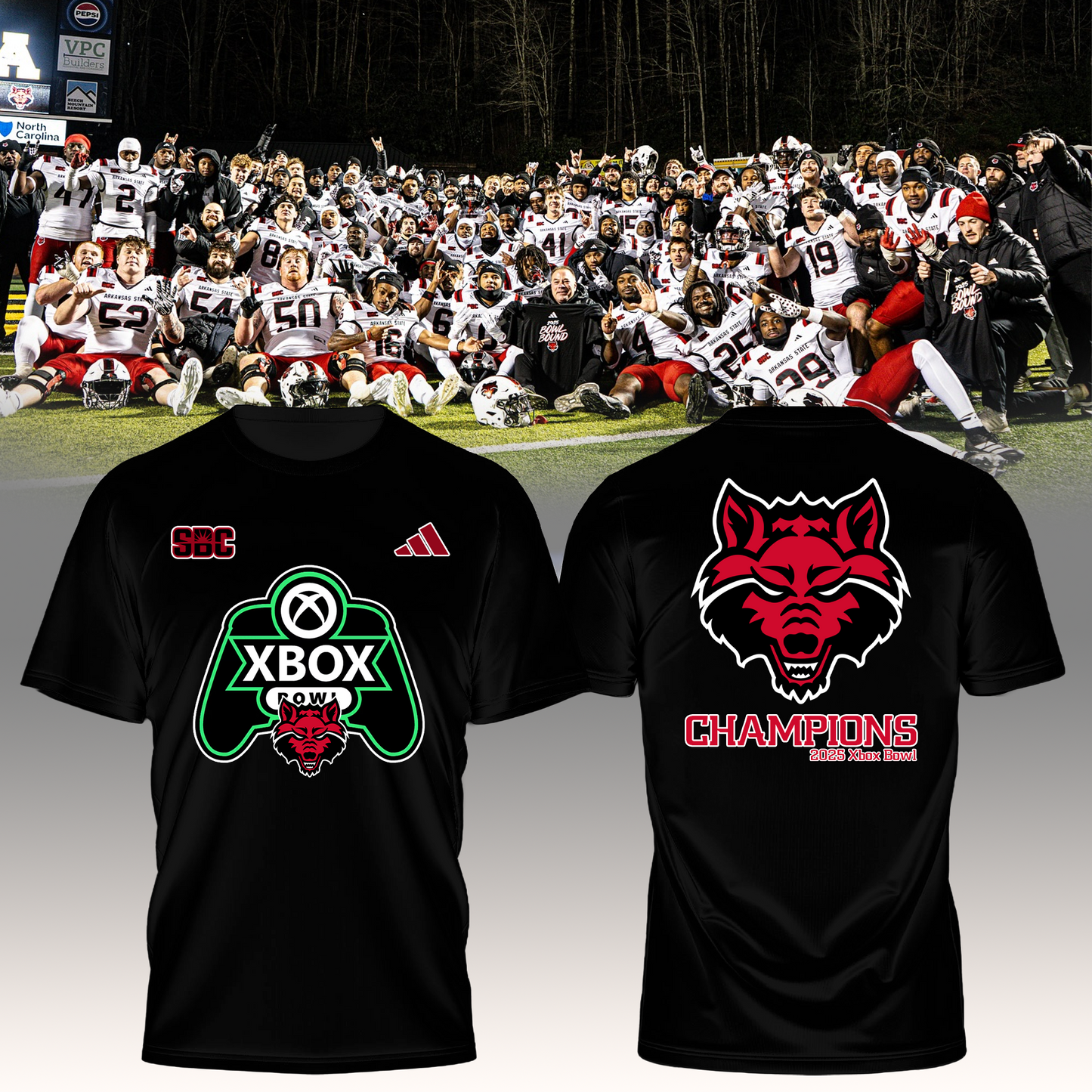 Arkansas State - Xbox Bowl Champions 2025 Shirt | CF49