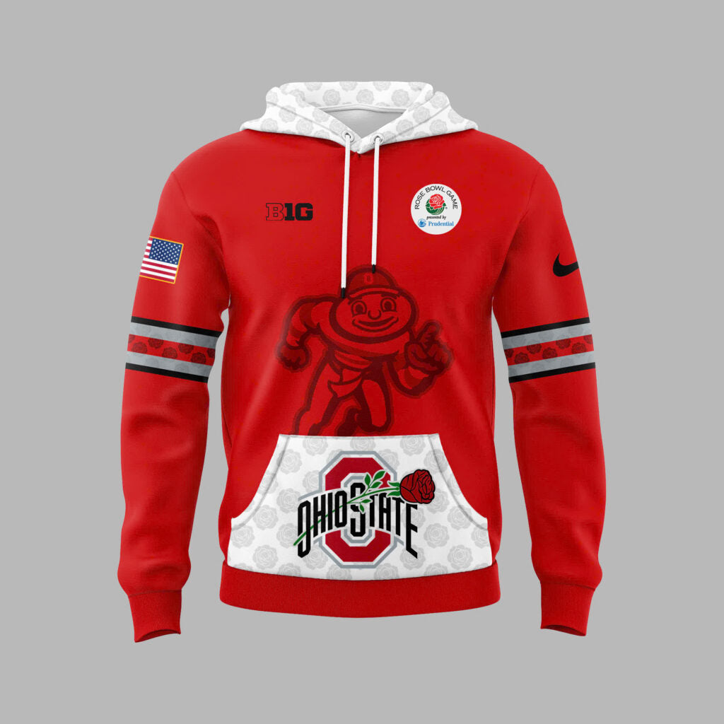 Ohio State Buckeyes Rose Bowl Game 2025 Hoodie